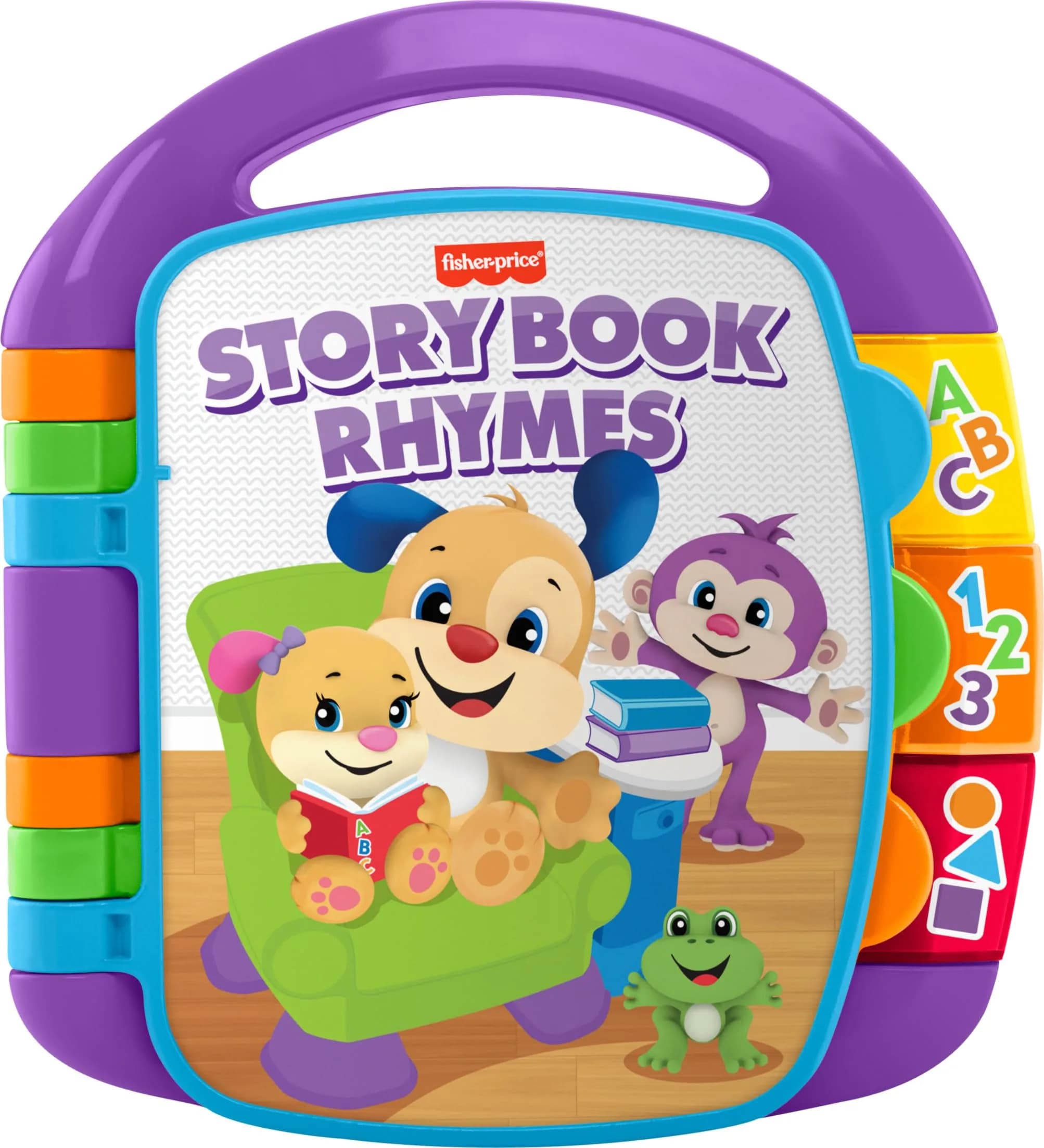 Fisher-Price Laugh & Learn Storybook Rhymes Baby Toy | Ages 6-36 Months, Multicolor - main product image