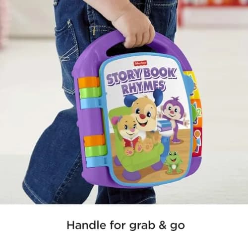 Fisher-Price Laugh & Learn Storybook Rhymes Baby Toy | Ages 6-36 Months, Multicolor thumbnail 5