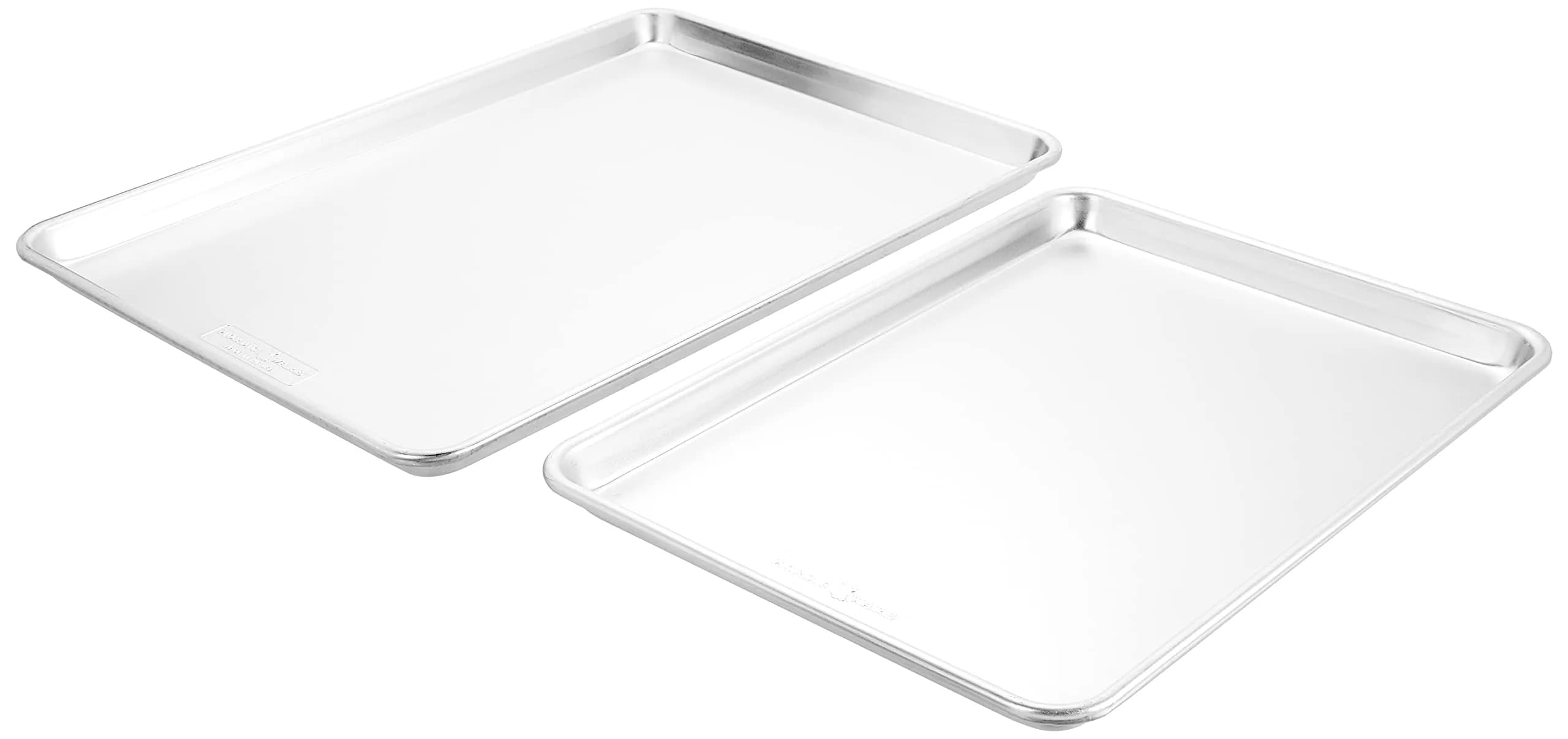 Nordic Ware Naturals Extra Large and Half Sheet Set | USA Made Aluminum Commercial Quality Bakeware