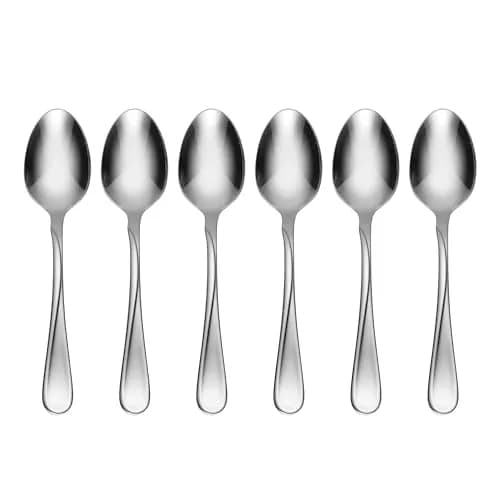 Oneida Flatware Flight Teaspoons 18/0 Silverware Set for 6 | 6-Piece thumbnail 1