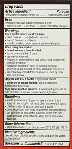 4-Way Nasal Spray 1 Fl Oz | Fast Sinus Congestion Relief for Adults & Kids 12+ thumbnail 2