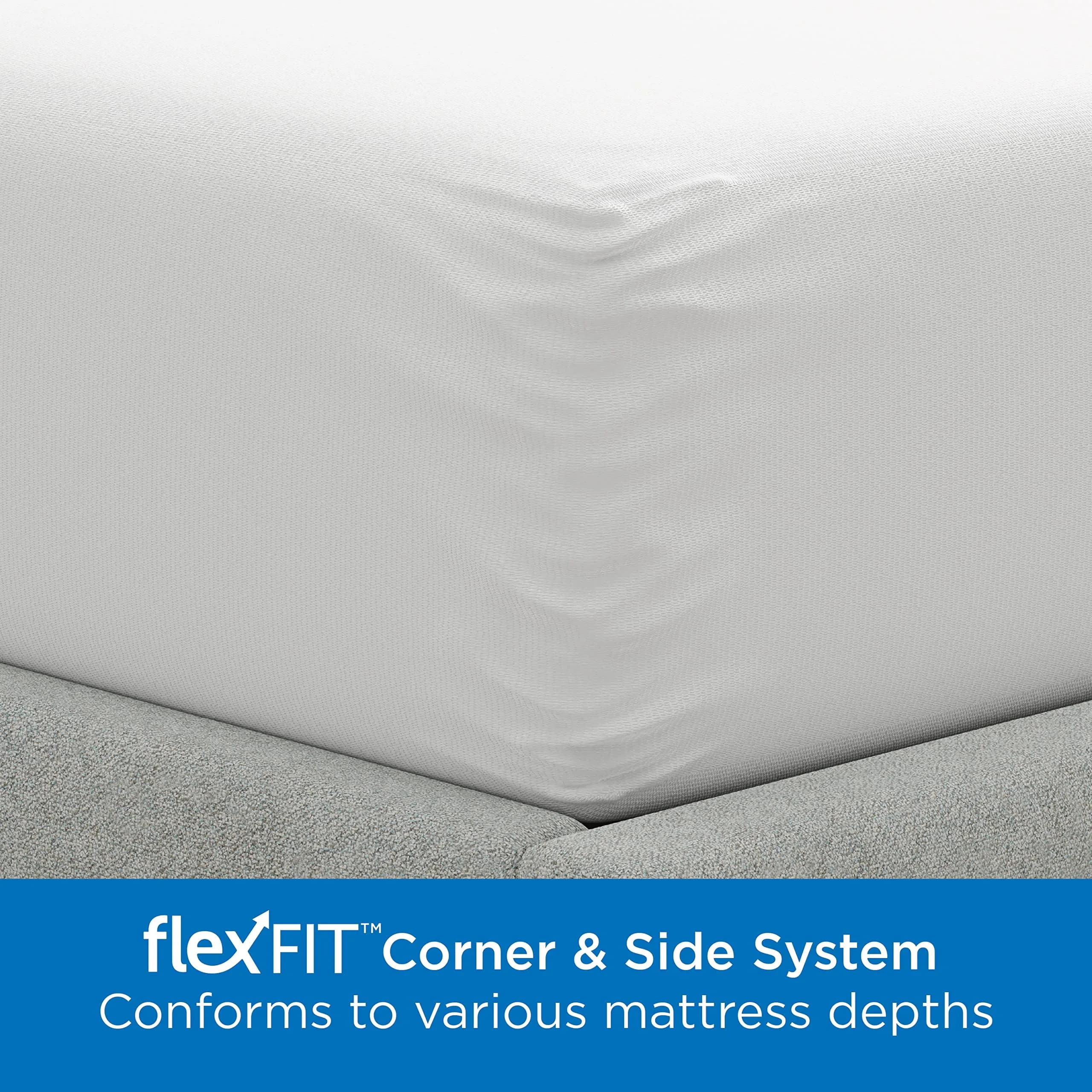 Aller-Ease Maximum Allergy Mattress Protector Queen Size | Waterproof, Zippered, Hypoallergenic - view 4