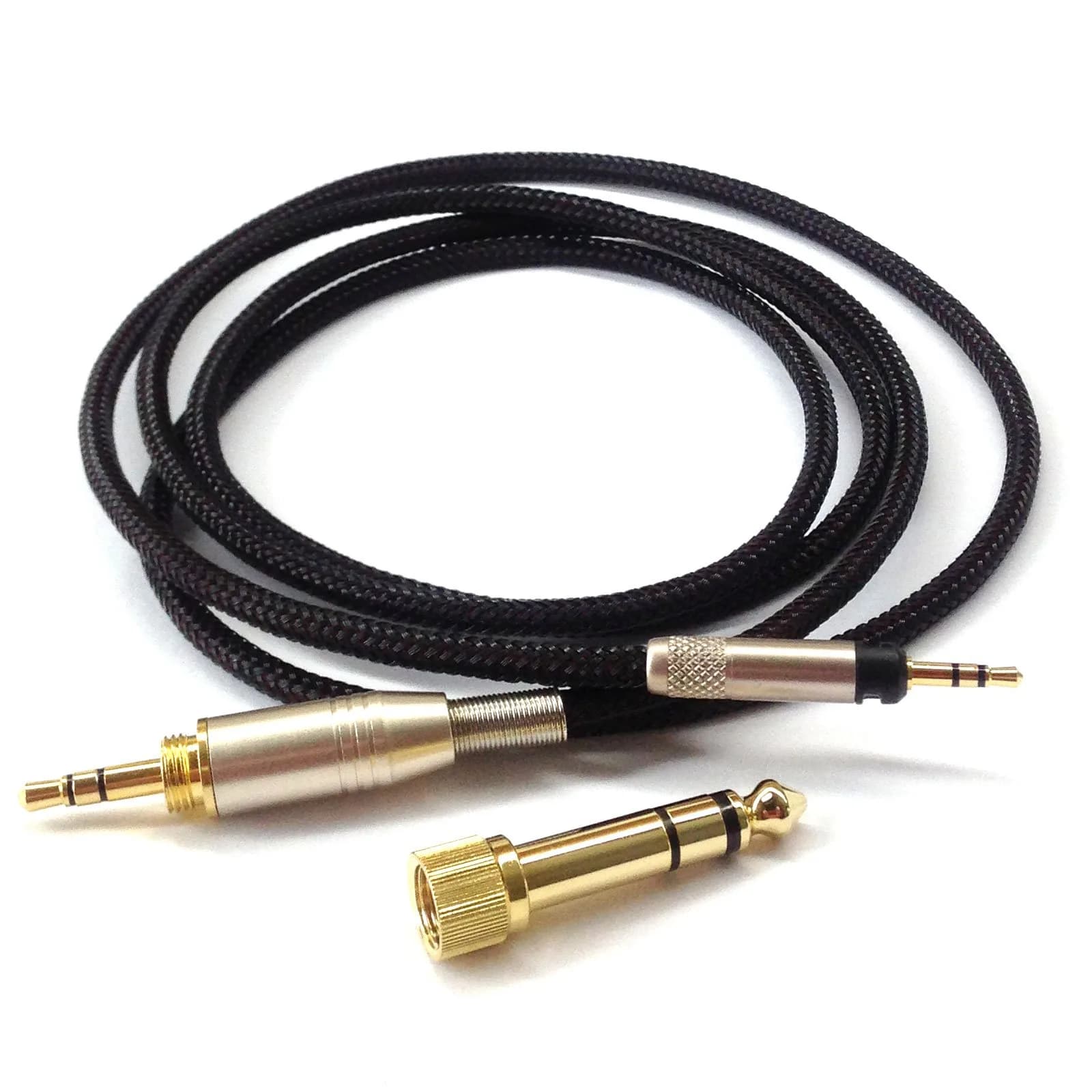 NewFantasia Replacement Braided Audio Cable for Audio Technica ATH-M50x/M40x/M70x Headphones 1.2m (4ft) - view 6