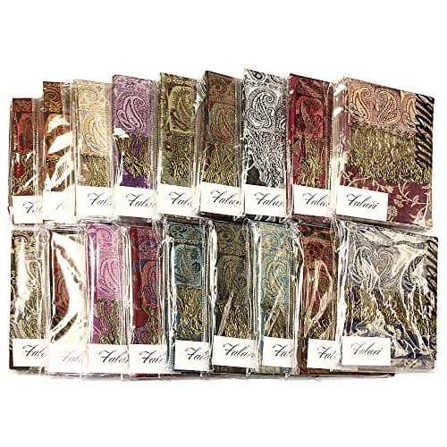 Falari Reversible Paisley Pashmina Shawl Wrap 80" x 27" | Elegant, Versatile & Light for All Seasons thumbnail 5