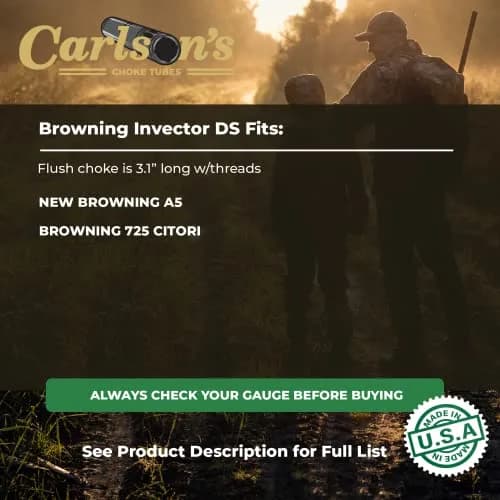 Carlson's Choke Tubes 12 Gauge Light Modified 0.725 Diameter | Made in USA for Hunting Precision thumbnail 2