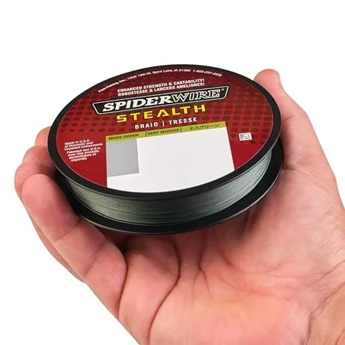 SpiderWire Stealth Superline Moss Green 15lb (6.8kg) 300yd (274m) Braided Fishing Line | High Strength Per Diameter thumbnail 4