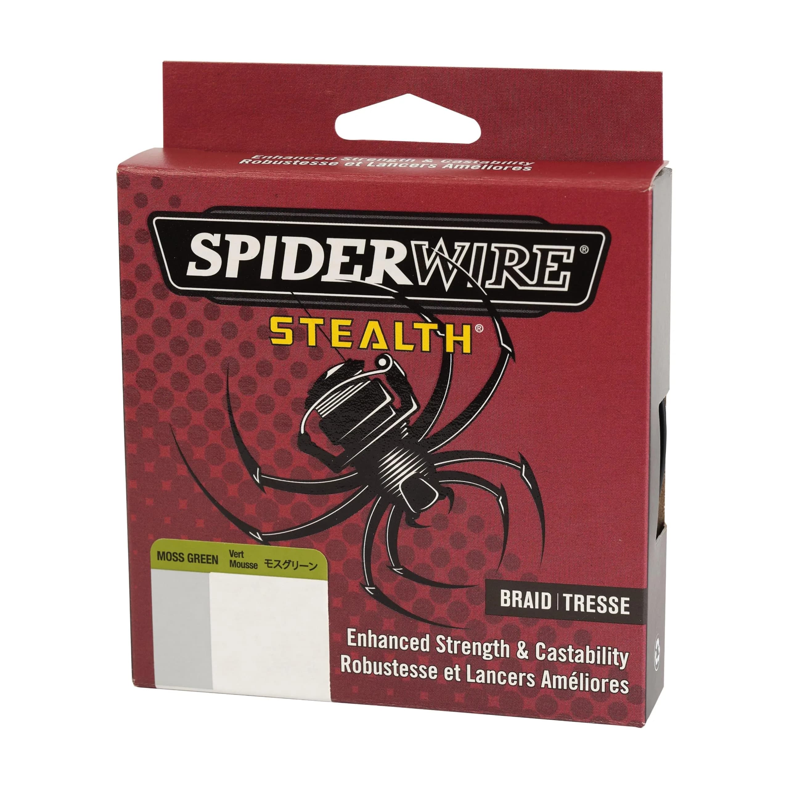 SpiderWire Stealth Superline Moss Green 15lb (6.8kg) 300yd (274m) Braided Fishing Line | High Strength Per Diameter - view 2