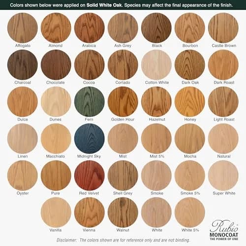 Rubio Monocoat Oil Plus Part A Wood Stain Sample Havanna 20ml (0.68 Fl Oz) | Eco-Friendly Linseed Oil for Interior Wood thumbnail 8