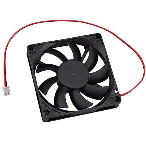 GDSTIME 80mm x 80mm x 15mm 12V Brushless DC Cooling Computer Case Fan 2Pin | 2700 RPM, 32.8 CFM, 27.8 dBA, 1.76 oz thumbnail 9
