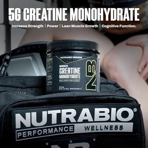 NutraBio Pure Micronized Creatine Monohydrate Powder Supplement, Unflavored (150 g) | Supports Muscle Energy & Recovery thumbnail 8