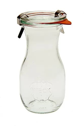 Weck 763 Juice Jar .25 Liter | Set of 6, Classic Glass Juice Storage thumbnail 1