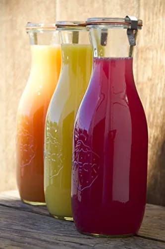 Weck 763 Juice Jar .25 Liter | Set of 6, Classic Glass Juice Storage thumbnail 3
