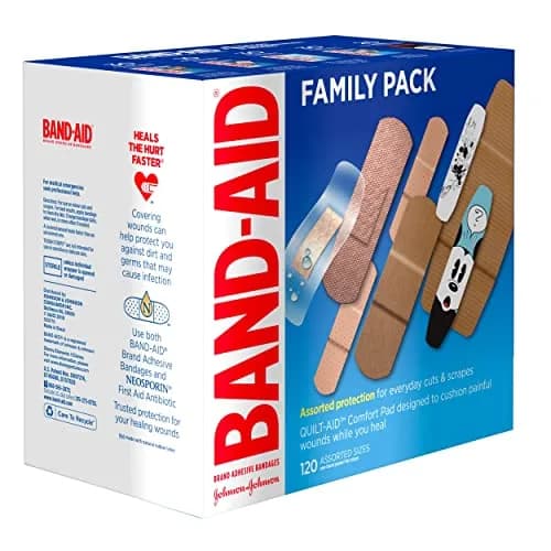 Band-Aid Adhesive Bandage Family Variety Pack 120 ct | Waterproof, Flexible & Disney Kids thumbnail 5
