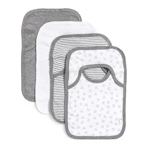 Burt's Bees Baby Bibs, Unisex 100% Organic Cotton | Teething Drool Bibs for 0-24 Months thumbnail 1