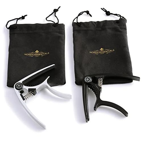 Nordic Essentials Guitar Capo for Electric & Acoustic 6 String | 2 Pack, Aircraft-Grade Aluminum, Travel-Ready thumbnail 6
