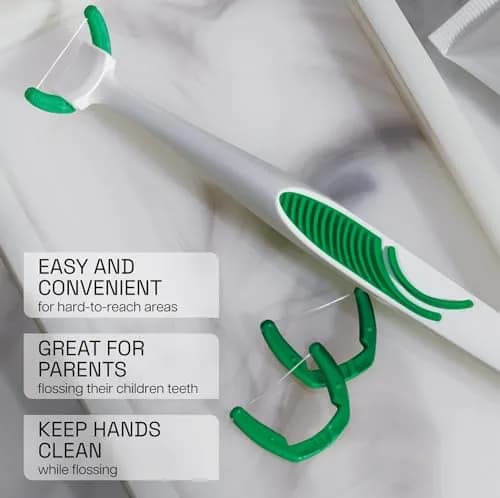REACH Ultraclean Access Flosser Refill Heads Mint 28 Count | Dentist Recommended Oral Care thumbnail 5
