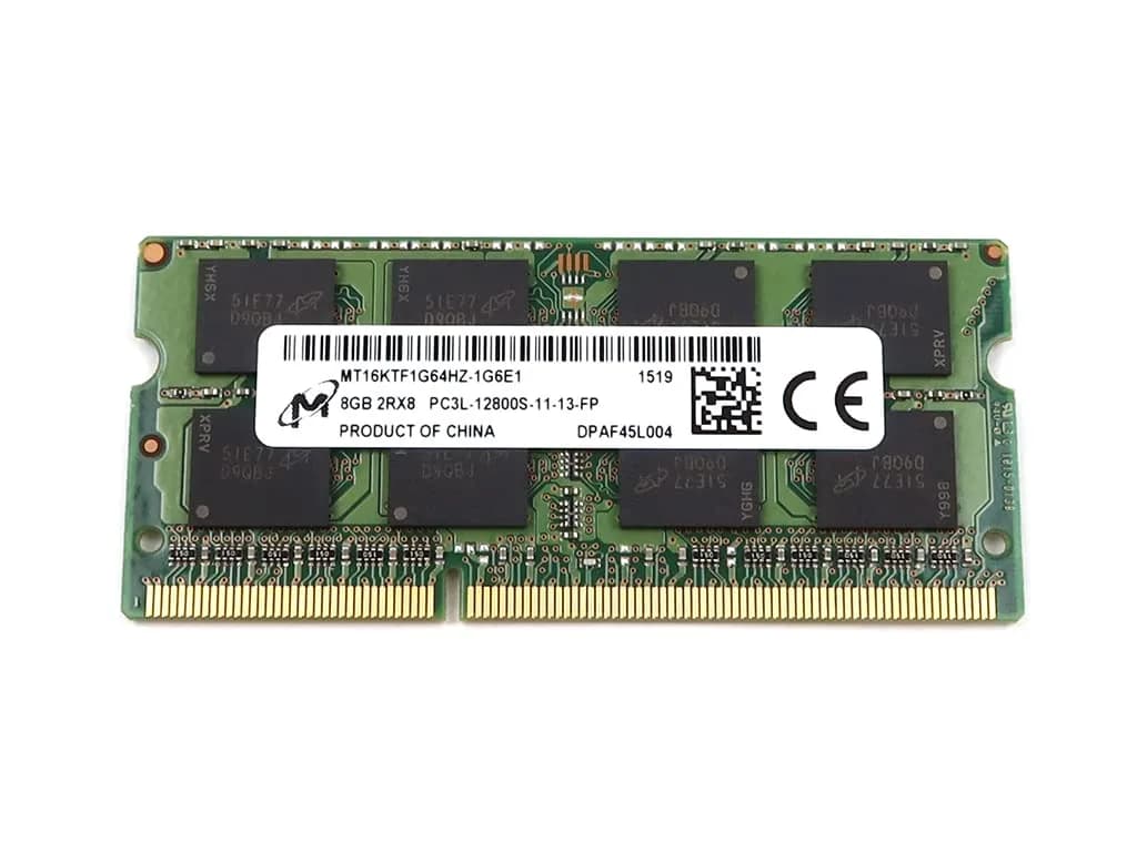 Micron 8GB DDR3 1600 MHz PC3-12800 SODIMM Laptop RAM 1.35V | 8GB Memory for Laptop — Multicolor