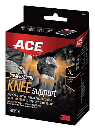 ACE Compression Knee Support Brace with Targeted Heat Retention, Large/X-Large (0.08 kg / 0.16 lb) thumbnail 2