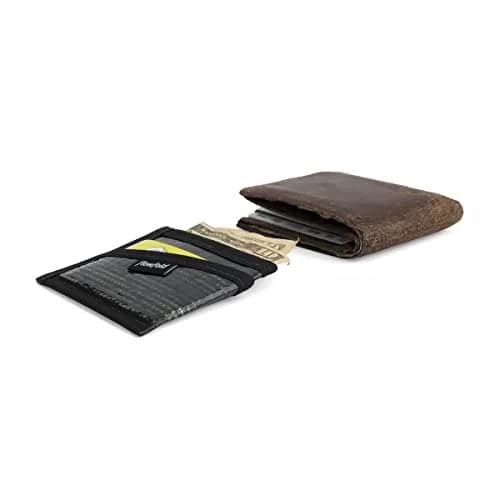 Flowfold Recycled Sailcloth Wallets - 3 Pocket Card Holder Slim Wallet Made in USA (Black Sailcloth) | Minimalist, Durable & Water-Resistant thumbnail 7