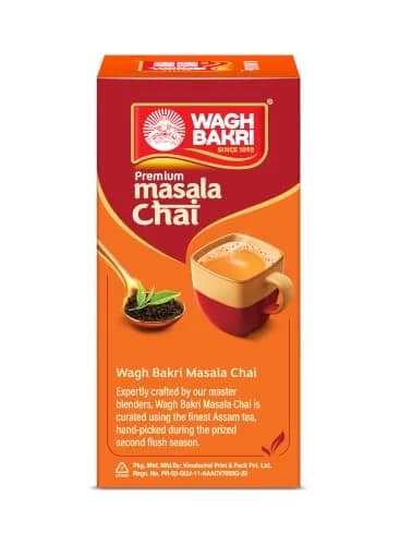 Wagh Bakri Masala Chai Spiced Tea 250g (8.8 oz) | Blend of 7 Refreshing Spices thumbnail 8