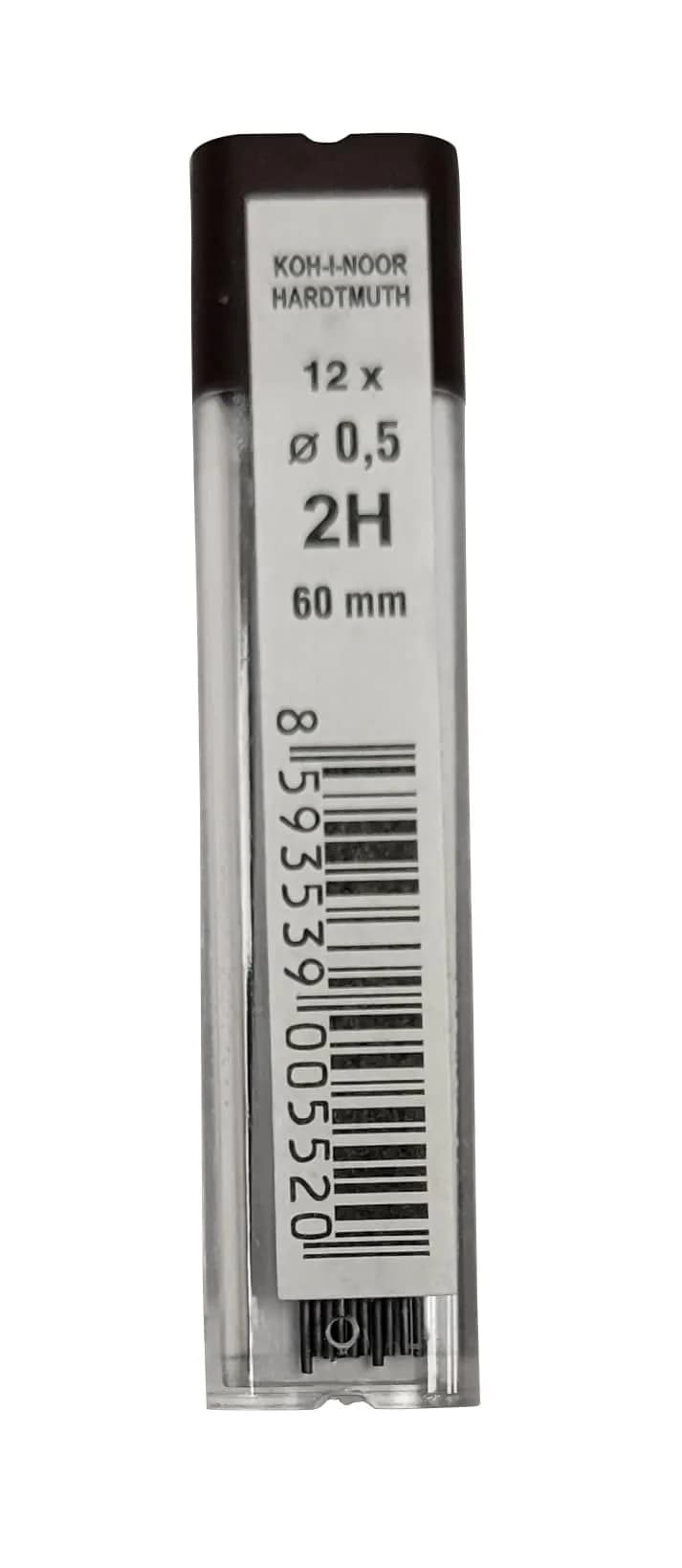 Koh-I-Noor Rapidomatic Lead Refills 0.5mm | 12 Leads Pack for Precise Drafting — Graphite