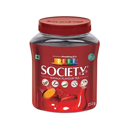 Society Tea Masala Tea Jar, 250g (8.81 oz) | Authentic Indian Chai Blend thumbnail 1