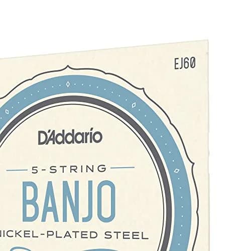 D'Addario EJ60 Banjo Strings Nickel-Plated Steel Light Gauge 9-20 | Authentic Tone & Reliable Performance thumbnail 4