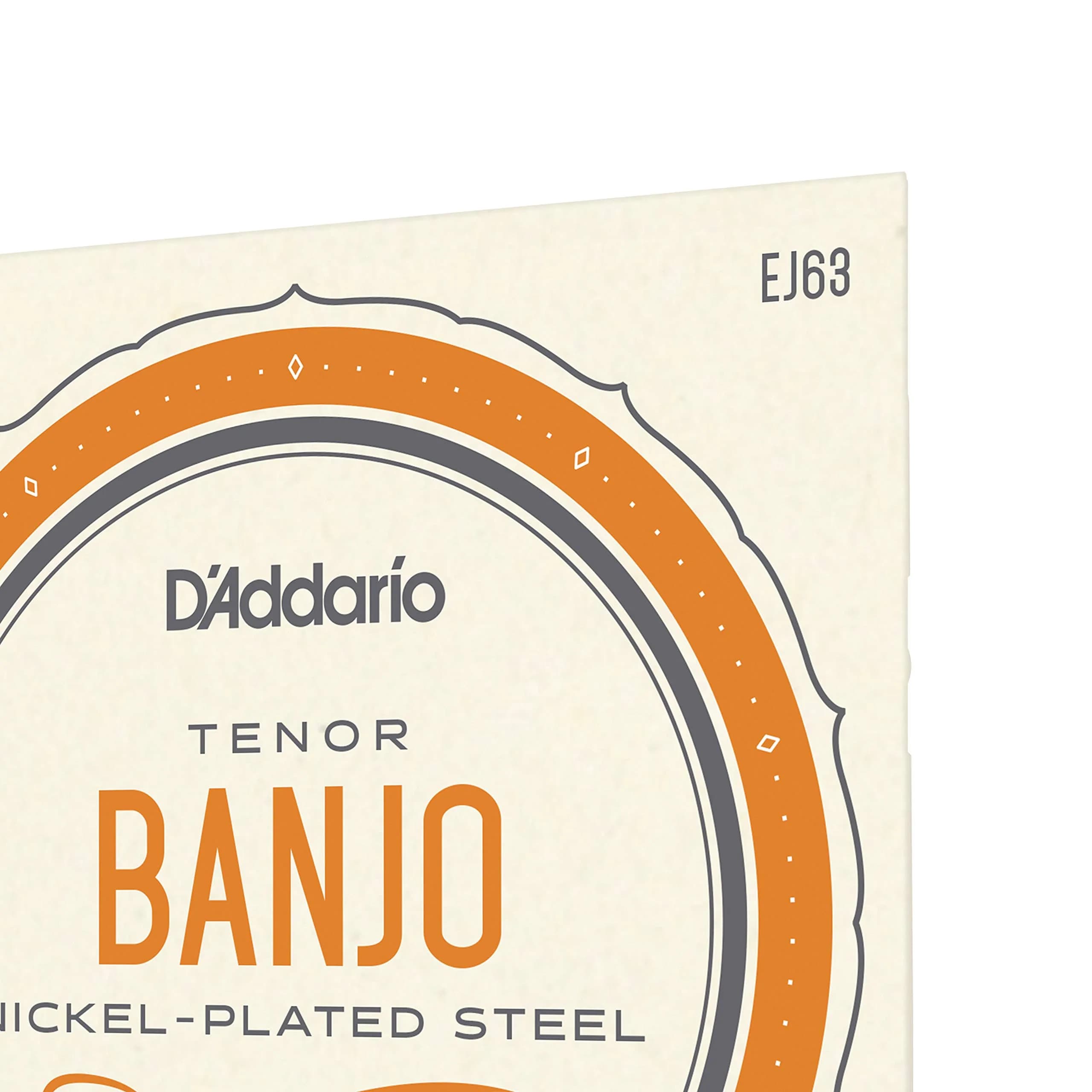 D'Addario EJ63 Tenor Banjo Strings Nickel-Plated Steel 9-30 | Warm, Bright Tone - view 4