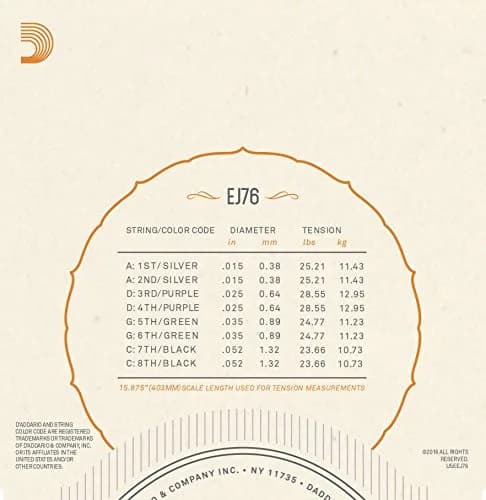 D'Addario EJ76 Phosphor Bronze Mandola Strings, Medium, 15-52 | Warm, Balanced Tone for Folk & Bluegrass thumbnail 3