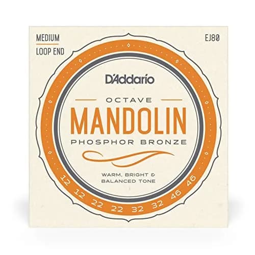 D'Addario EJ80 Phosphor Bronze Octave Mandolin Strings Medium 0.27 kg (0.6 lb) | Warm, Bright Tone thumbnail 2