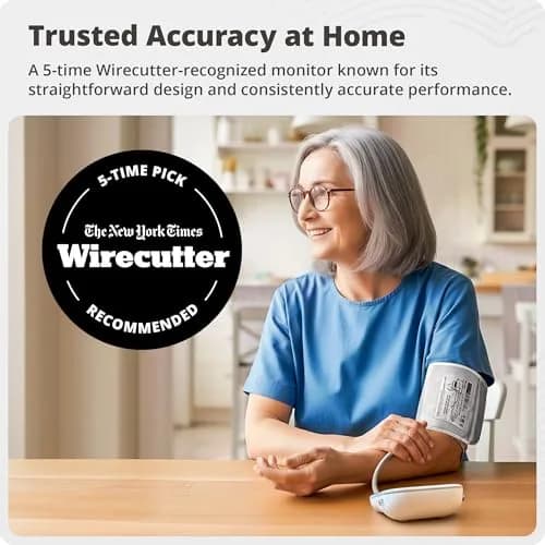 Greater Goods Automatic Arm Blood Pressure Monitor | 22-42cm Cuff, Backlit Display, 2-User Memory thumbnail 2