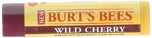 Burt's Bees Lip Balm Wild Cherry 0.15 oz | Hydrating, Nourishing, Natural thumbnail 2