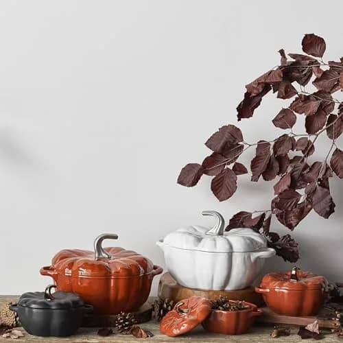 STAUB Ceramic 0.75-qt Petite Pumpkin | Oven & Stove Safe up to 572°F, Burnt Orange thumbnail 9