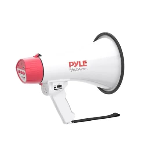 Pyle 40W Megaphone Bullhorn with Bluetooth & Siren, 8'' x 13.1'' | Crowd Control & Safety thumbnail 4