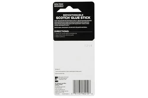 3M Removable Restickable Glue Stick, 0.98 oz (28 g) Pack of 2 | Acid-Free, Non-Toxic Craft Adhesive thumbnail 7