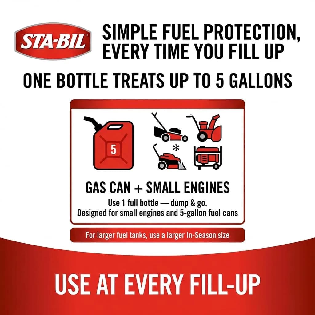 STA-BIL 360 Protection Fuel System Treatment & Injector Cleaner 118ml (4 Fl Oz) | Cleans Injectors, Prevents Corrosion - view 3