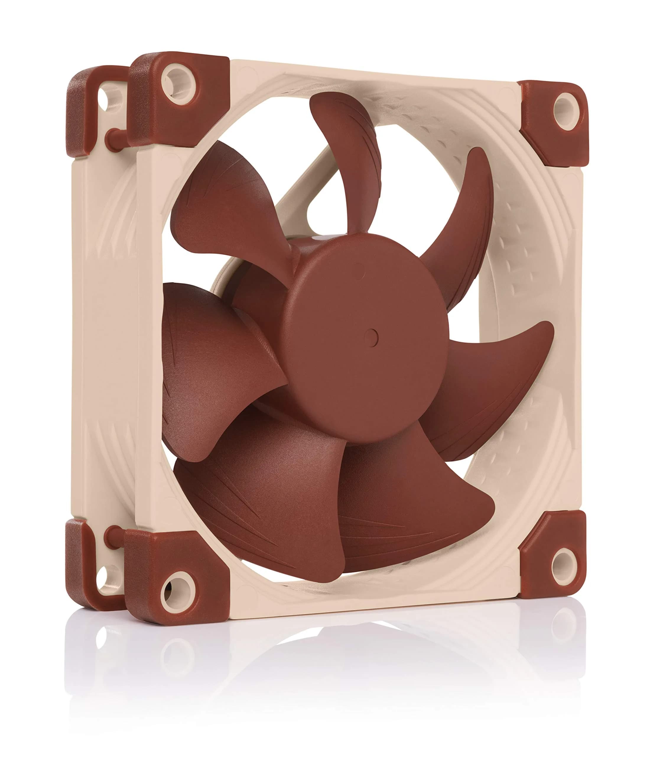 Noctua NF-A8 ULN 80mm Fan (8cm, 25mm Thick) | Ultra Low Noise 1400/1100 RPM, 10.4 dB(A), 3-Pin — Brown
