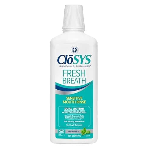 CloSYS Gentle Mint Mouthwash 946ml (32 Fl Oz) | Dentist Recommended for Fresh Breath thumbnail 1