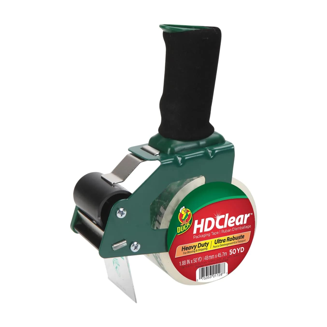 Duck HD Clear Packing Tape Refills - 12 Rolls, 1.88 In. x 54.6 Yds | Heavy Duty Shipping & Moving Tape — Clear