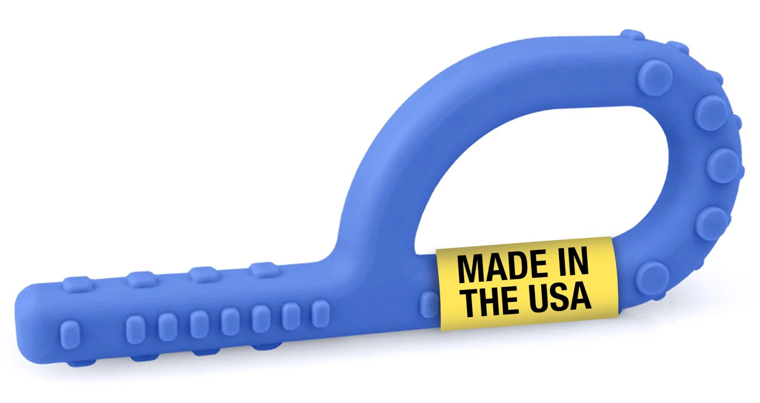ARK Therapeutic Textured Grabber Sensory Chew XXT Very Firm Royal Blue | Oral Motor Therapy Tool for Adults & Kids — Royal Blue - Toughest for Avid Chewing