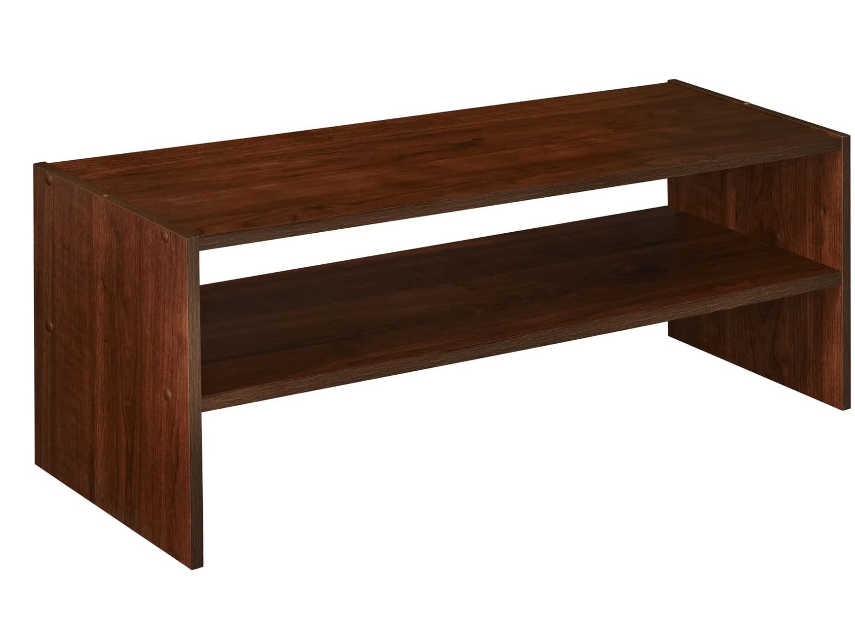 ClosetMaid 1303 Stackable 31-Inch Wide Horizontal Organizer, Dark Cherry | Durable engineered wood shelf for closet & office