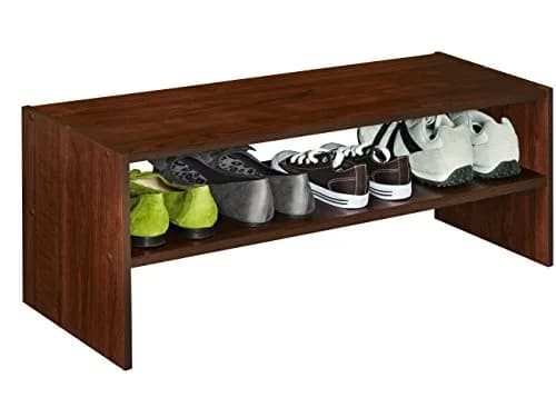 ClosetMaid 1303 Stackable 31-Inch Wide Horizontal Organizer, Dark Cherry | Durable engineered wood shelf for closet & office thumbnail 2