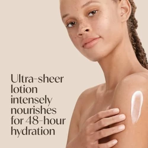 Aveeno Daily Moisturizing Sheer Hydration Fragrance-Free Lotion 530ml (18 Fl Oz) | Prebiotic Oat for Dry Skin thumbnail 3