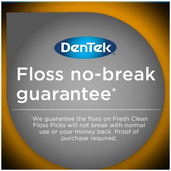 DenTek Complete Clean Easy Reach Floss Picks, Mouthwash Blast Flavor, 150 Count (75 Count x 2) | Advanced Fluoride Coating - view 6