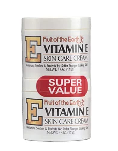 Fruit of the Earth Vitamin E Cream with Aloe Vera 216 ml (4 Fl Oz) - 2 Pack | Moisturizes, Soothes, Protects Skin thumbnail 1