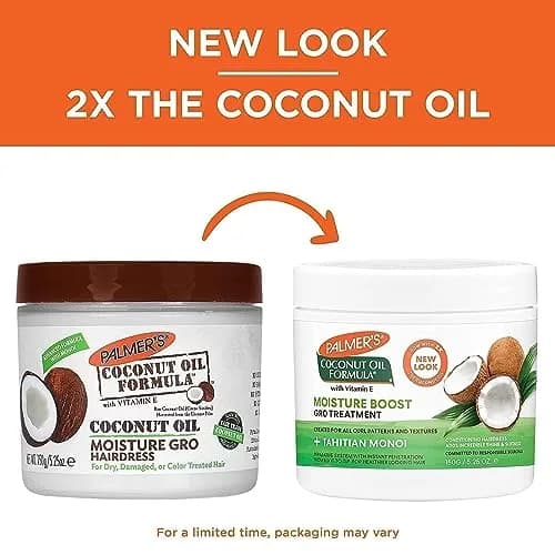 Palmer's Coconut Oil Moisture Gro Hairdress 155ml (5.25 fl oz) 2-Pack | Restores Dry, Damaged Hair thumbnail 3