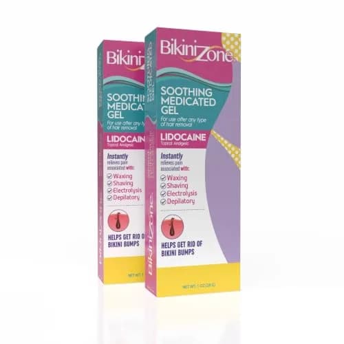 Bikini Zone Medicated After Shave Gel with Lidocaine 1 Oz | Instant Relief & Bump Prevention (100-120 chars) - main product image