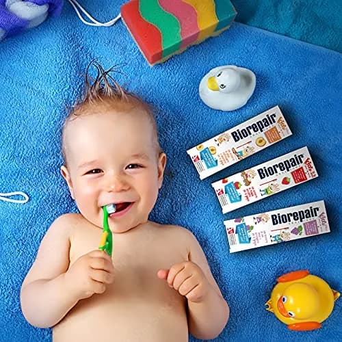 Biorepair Junior Toothpaste Wild Strawberry 50ml (1.7 Fl Oz) | Protects Against Cavities & Plaque thumbnail 7