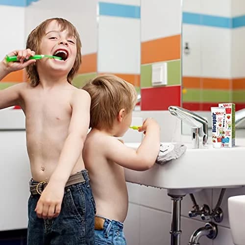 Biorepair Junior Toothpaste Wild Strawberry 50ml (1.7 Fl Oz) | Protects Against Cavities & Plaque thumbnail 8