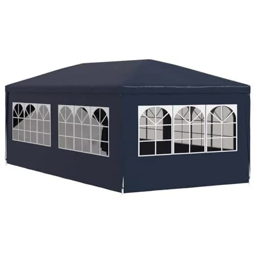vidaXL Garden Gazebo 3 x 6 m Blue | UV & Water Resistant Outdoor Canopy thumbnail 3